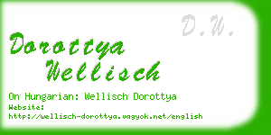dorottya wellisch business card